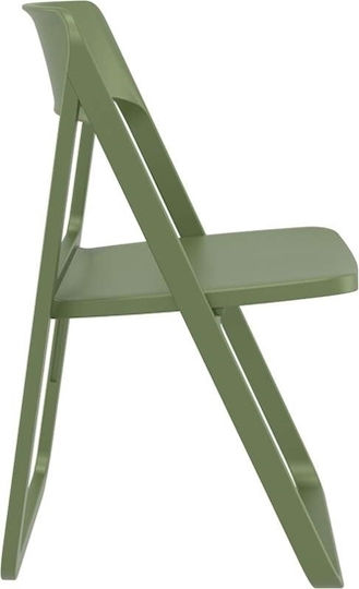 Outdoor-Stuhl Polypropylen Dream Olive Green 48x52x82εκ.