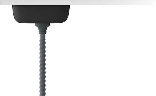 vidaXL Ένθετος Νεροχύτης Inox Μ100xΠ60cm Ασημί
