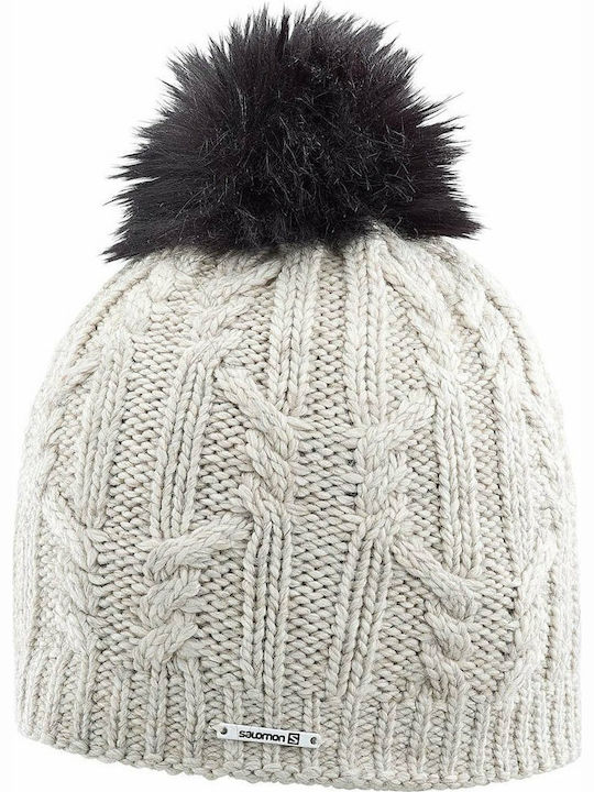 Ivy Γυναικείος Pom Pom Beanie Σκούφος σε Μπεζ χρώμα