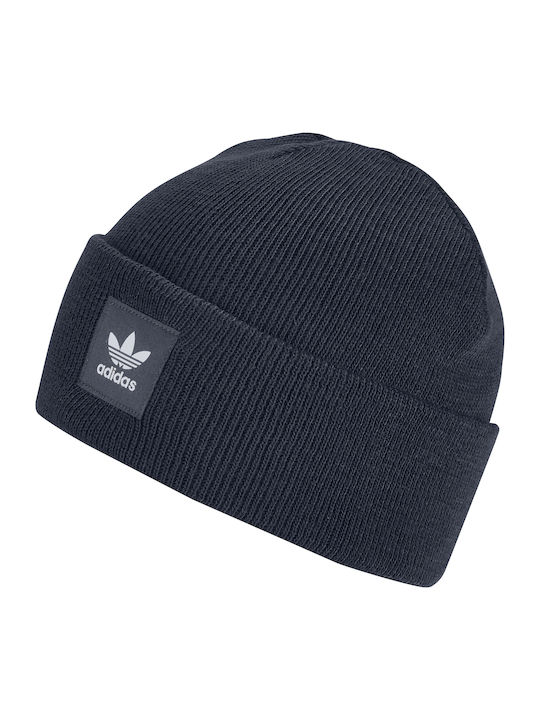 Adicolor Cuff Ribbed Beanie Cap Navy Blue