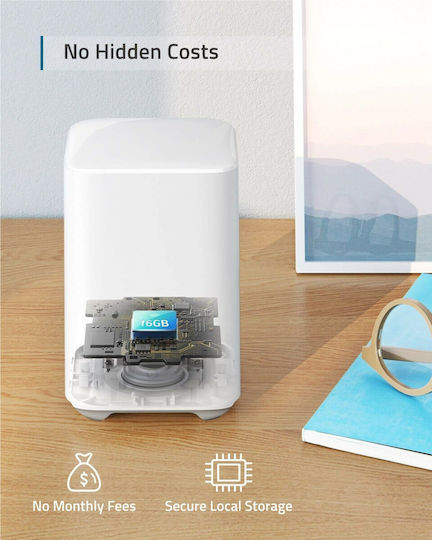 Eufy Surveillance System EufyCam 2C Kit 2 Cameras Wireless Cameras IP 1080p with Control Hub