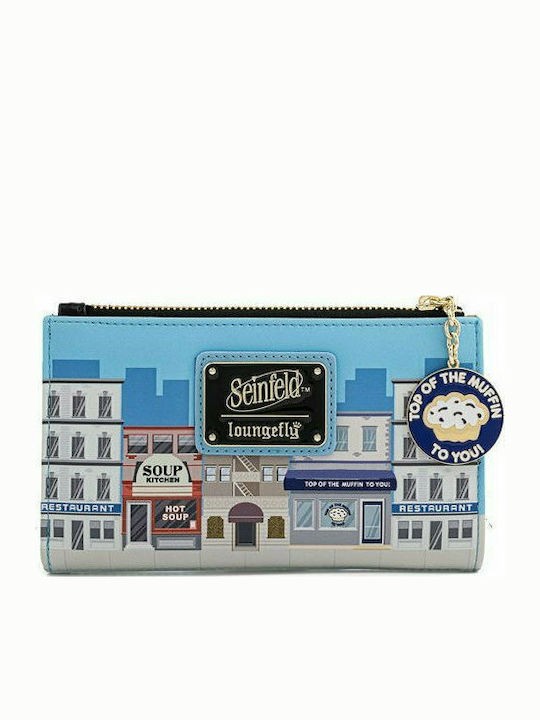 Loungefly Seinfeld Chibi City Παιδικό Πορτοφόλι με Φερμουάρ Seinfeld Chibi City Flap