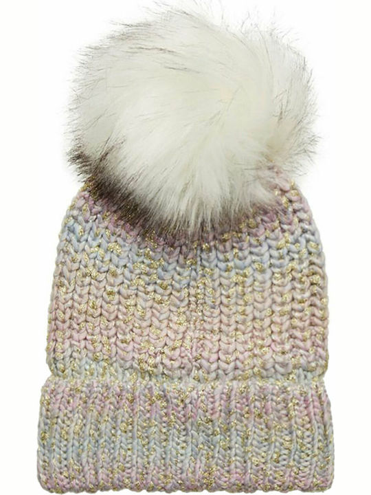Pom Pom Beanie Γυναικείος Σκούφος Πλεκτός Green Ombre