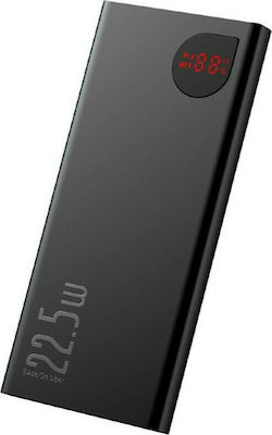 Baseus Adaman Power Bank 20000mAh 18W mit 2 USB-A Anschlüssen und USB-C Anschluss Schnellaufladung 3.0 Schwarz