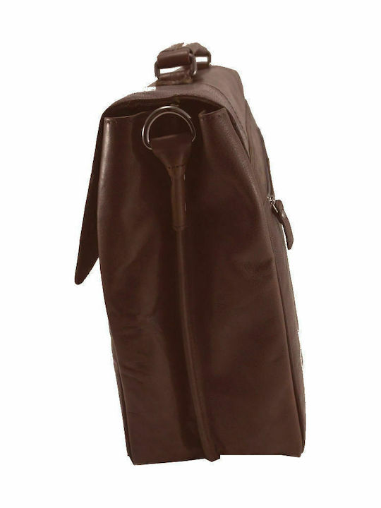 Leder Herrentasche Geldbörse Braun
