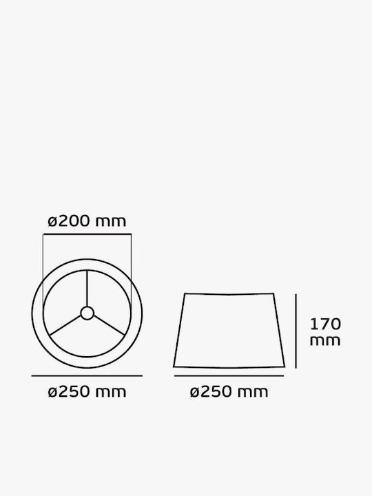 VK Lighting Абажур 25x25см