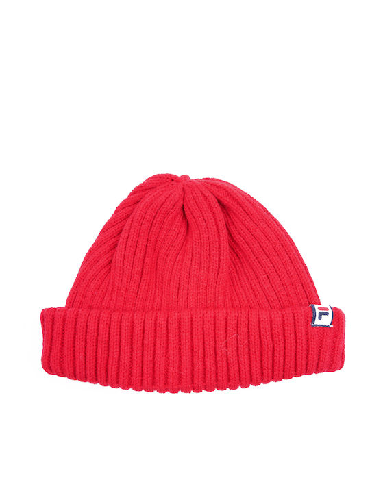 Fortwan Beanie Frauen Beanie mit Rippstrick in Rot Farbe