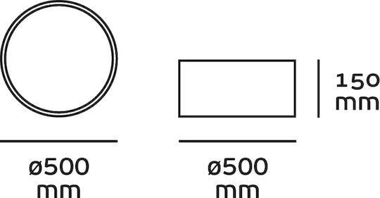 VK Lighting Πλαφονιέρα 50εκ. VK Lighting Πλαφονιέρα 50εκ.