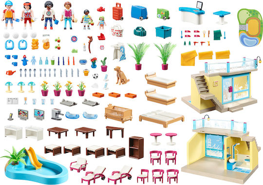 Playmobil Family Fun PLAYMO Beach Hotel for 4+ years old years old