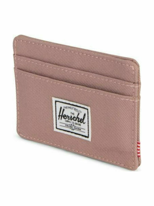 Charlie Small Fabric Women's Wallet Cards with RFID Pink