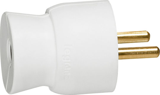 Legrand Male Schuko Plug White