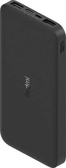Xiaomi Redmi VXN4305GL Power Bank 10000mAh 5W με 2 Θύρες USB-A Μαύρο