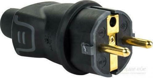 Legrand Waterproof Male Schuko Plug Black