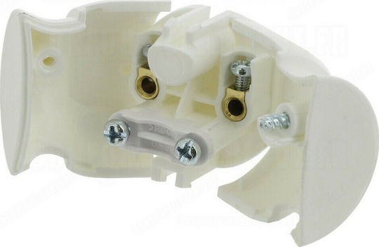 Legrand Male Schuko Plug Corner White 16A 90°