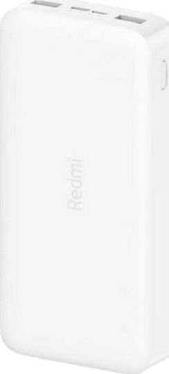 Xiaomi Redmi Power Bank 20000mAh 18W с 2 USB-A порта Бял