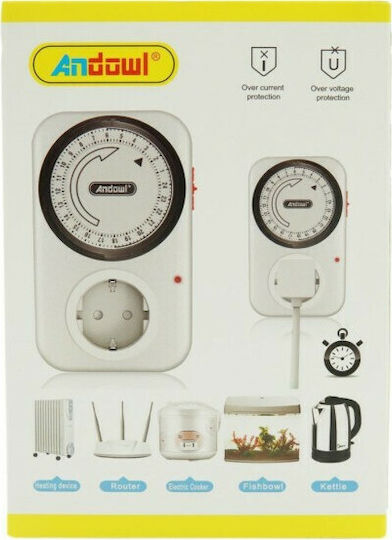 Andowl Mechanical Timer Socket Daily