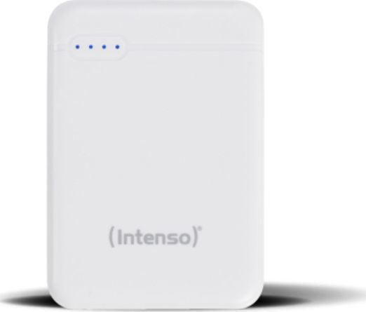Intenso XS Power Bank 10000mAh με Θύρα USB-A και Θύρα USB-C Λευκό