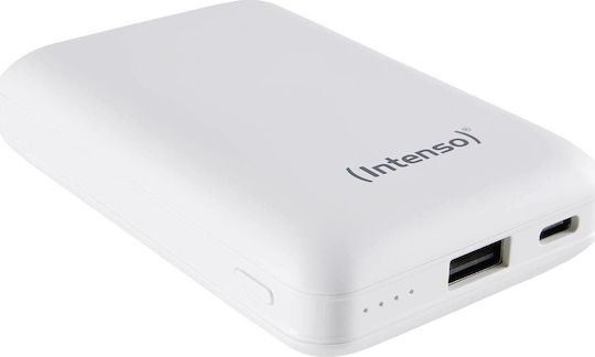Intenso XS Power Bank 10000mAh με Θύρα USB-A και Θύρα USB-C Λευκό