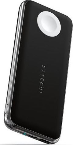 Satechi Quatro Wireless Power Bank 10000mAh 18W with USB-A Port and USB-C Port Quick Charge 3.0 / Power Delivery Black