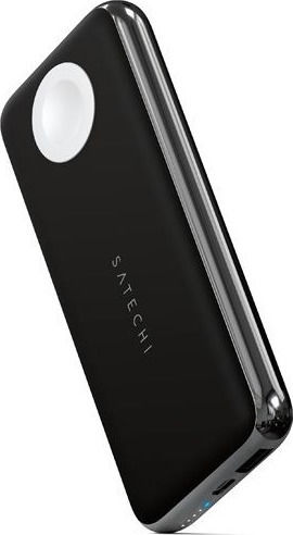 Satechi Quatro Wireless Power Bank 10000mAh 18W with USB-A Port and USB-C Port Quick Charge 3.0 / Power Delivery Black