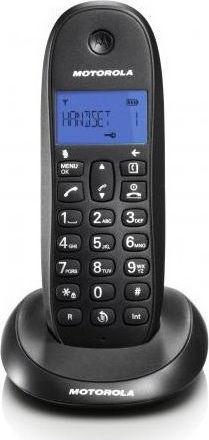 Motorola C1001LB Cordless Phone with Greek Menu Black
