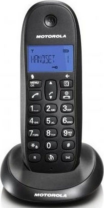 Motorola C1001LB Cordless Phone with Greek Menu Black