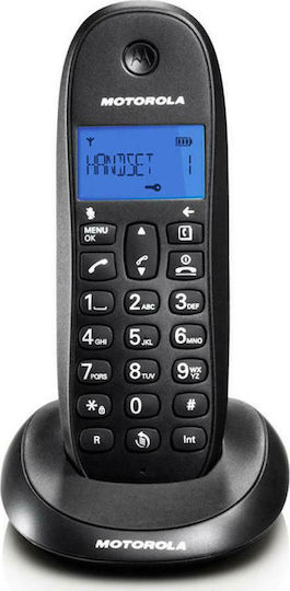 Motorola C1001LB Cordless Phone with Greek Menu Black