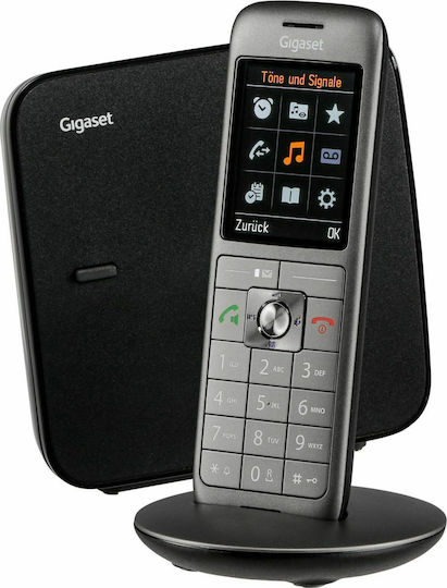 Gigaset CL660 Ασύρματο Τηλέφωνο με Ελληνικό Μενού Γκρι