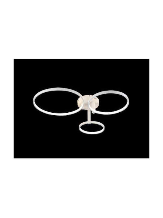 Atman Sevilla Ceiling Mount Light 45cm White with Integrated LED and Remote Control