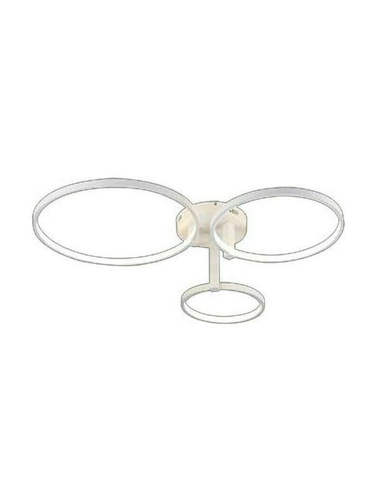 Atman Sevilla Ceiling Mount Light 45cm White with Integrated LED and Remote Control