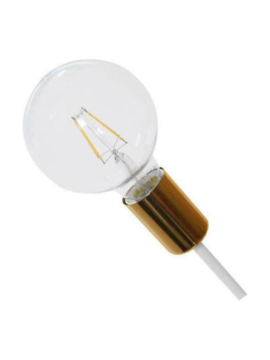 GloboStar Aurora Ceiling Mount Light 95cm White with Socket E27