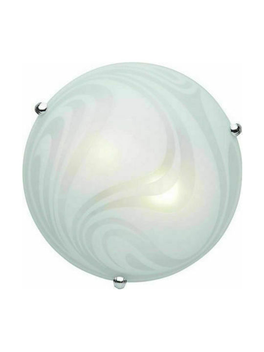 Aca Pelagos Ceiling Mount Light 30cm White with Socket E27