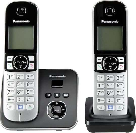 Panasonic KX-TG6822 Безжичен Телефон Черен