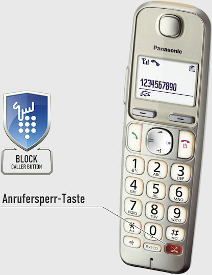 Panasonic KX-TGE262GN Schnurlostelefon Champagne