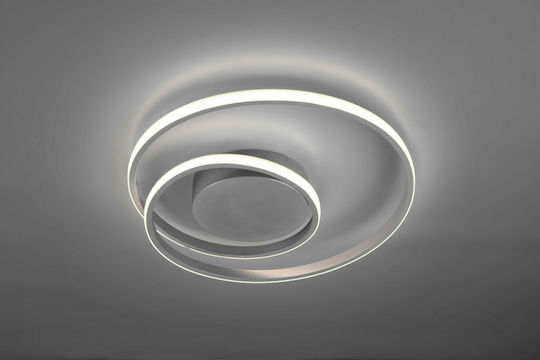 Trio Lighting Zibal Deckenleuchte 39cm Gray mit Integrierter LED