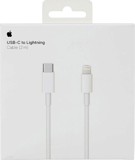 Apple USB-C to Lightning Cable 87W White 2m (MKQ42ZM/A)