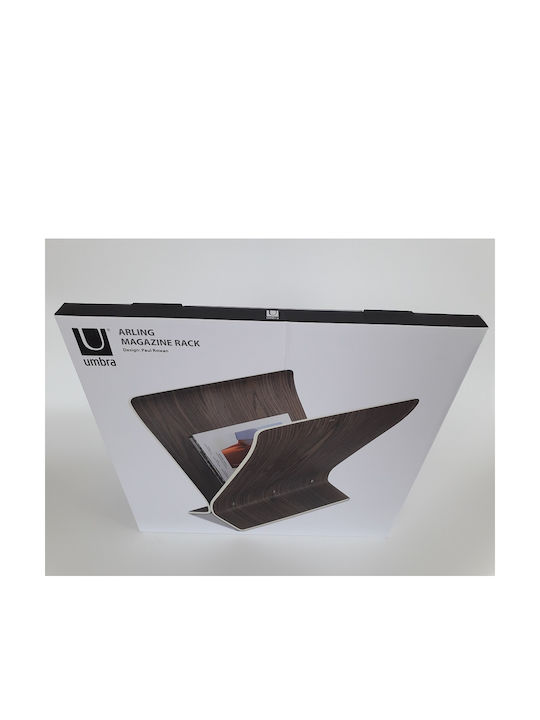 Umbra Arling Wooden Magazine Rack Beige 40x29x38.6cm