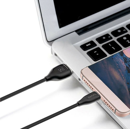 Remax Lesu RC-050a USB 2.0 Cable USB-C male - USB-A Μαύρο 1m