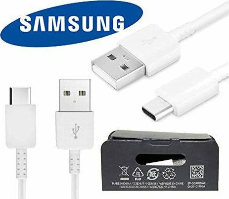 Samsung USB 2.0 Cable USB-C Male - USB-A 25W PD White 1.2m EP-DG970BWE GP-TOU021RFAWW Bulk