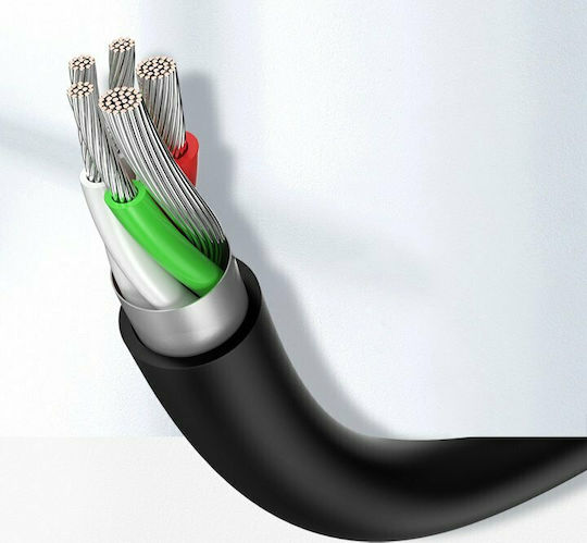 Ugreen US287 USB 2.0 Cable USB-C Male USB-A 60W PD Black 1.5m 60117