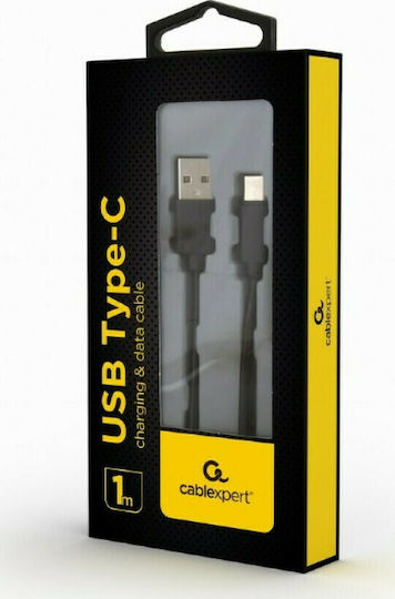 Cablexpert USB 2.0 Cable USB-C Male - USB-A 36W Black 1m