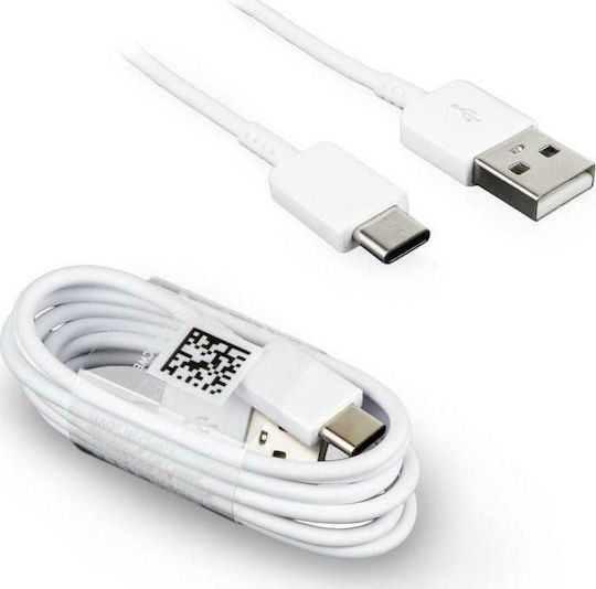 Cablu USB 2.0 USB-C Tată - USB-A 100W PD Alb 1.2m EP-DN930CWE Bulk