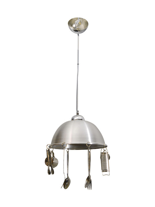 ARlight GA 177 Pendant Light Single-Light Bell for Socket E27 Gray