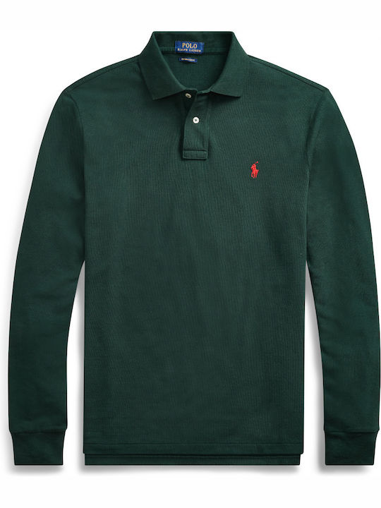 Polo Long Sleeve Blouse Green