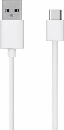 Samsung USB 2.0 Cable USB-C male - USB-A Λευκό 1.5m EP-DW700CWE Bulk