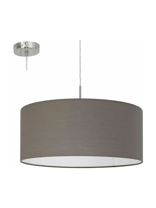 Eglo Pasteri Pendant Light Suspension for Socket E27 Gray