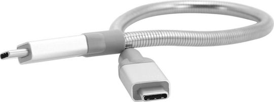 Verbatim USB 3.1 Cable USB-C male - USB-C PD Γκρι 0.3m 48867