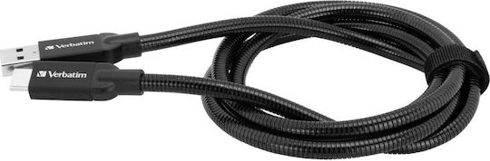 Verbatim USB 3.1 Cable USB-C male - USB-A Μαύρο 1m 48871