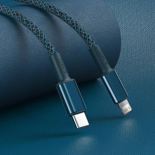 Baseus High Density Braided USB-C to Lightning Cable 20W Blue 1m (CATLGD-03)
