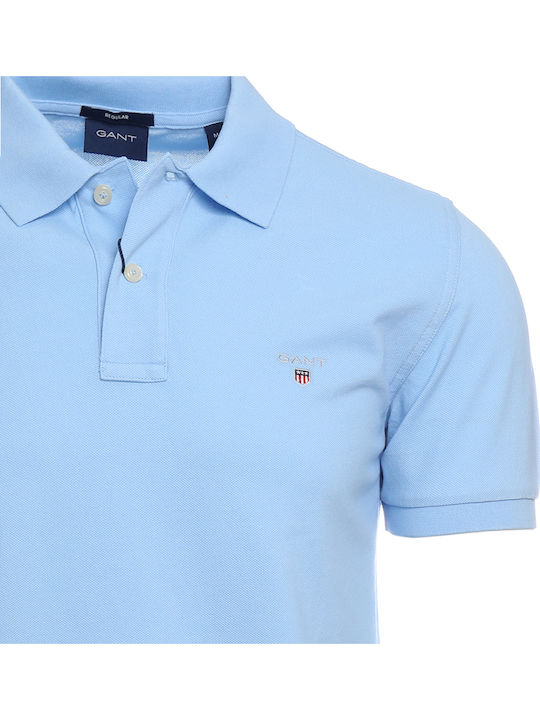 Polo Kurzarmbluse Pacific Blue